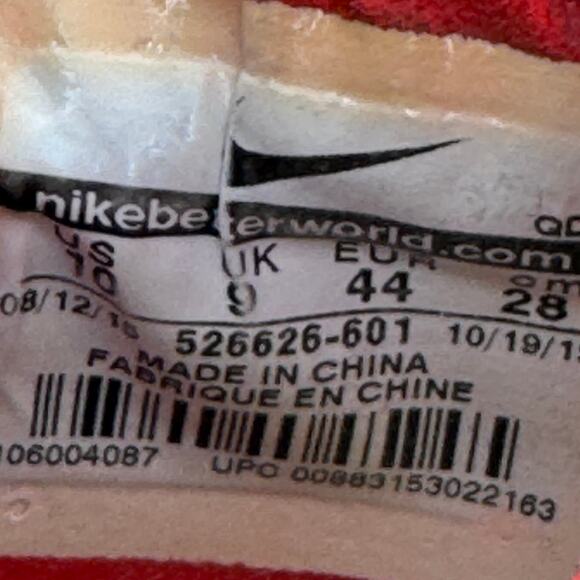 Nike Flywire Superfly R4 Track Racing Sprint Shoes Men's 10 White Red 526626-601 - Picture 14 of 14